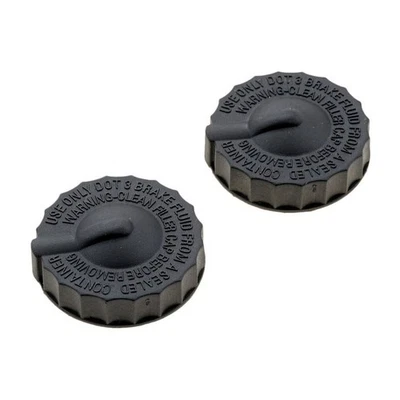 For Dodge Ramcharger 1990-1993 Master Cylinder Caps | Plastic | Gloss Finish Foto 1 de 4