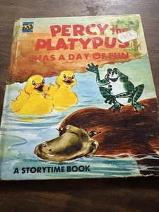 Vintage A Story Time HC Percy The Platypus Has A Day Of Fun - Picture 1 of 3
