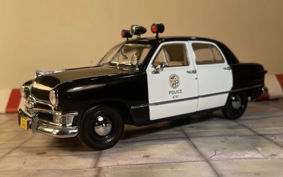 Rare 1/18 Precision Miniatures LAPD 1950 Ford 4 Door Police Car OrigOwner *READ - Image 1 of 4
