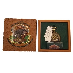 NOB Disney's Animal Kingdom 2000 Pocket Watch Limited Edition w/ Price Tag Rare! - Picture 1 of 16