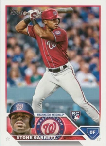 2023 Topps Series 2 #498 Stone Garrett RC Rookie Washington Nationals - Bild 1 von 2