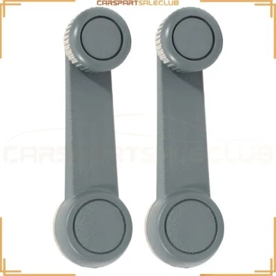 2x Window Crank Handles For 2008-2011 Ford Focus 4-Door 2.0L Gray Left, Right Foto 1 de 4