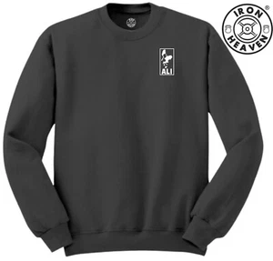 Ali Sweatshirt Tasche Gym Kleidung Bodybuilding Workout Boxen MMA Pullover Top - Bild 1 von 4