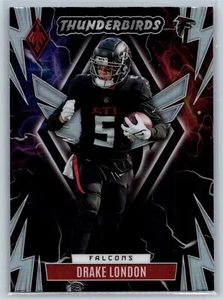 2023 Panini Phoenix #TB-DL Drake London Thunderbirds Silver - Picture 1 of 2