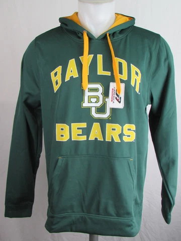 Baylor Bears Men Pullover Green Hoodie NCAA Cover