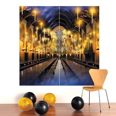 Hogwarts Harry Potter Wizarding World Kids Birthday Party Decoration Backdrop - Image 1 of 3