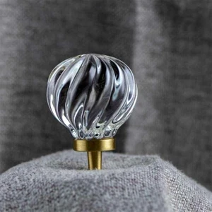 Transparent Crystal Handle Wardrobe Drawer Knob Hot Air Balloon Handle Pull Knob - Picture 1 of 6