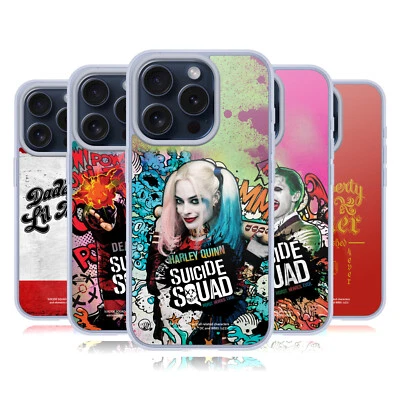 OFFICIAL SUICIDE SQUAD 2016 GRAPHICS SOFT GEL CASE FOR APPLE iPHONE PHONES - Image 1 of 4