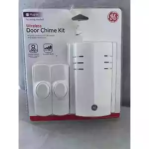 GE Wireless Door Chime with 2 Push Buttons (2 pack), 19300 - Picture 1 of 3