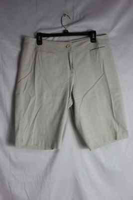 Pantalones Cortos J. Jill Para Mujer 12 Bermudas Bronceadas Elastizadas Aire Libre Senderismo Informales Foto 1 de 4