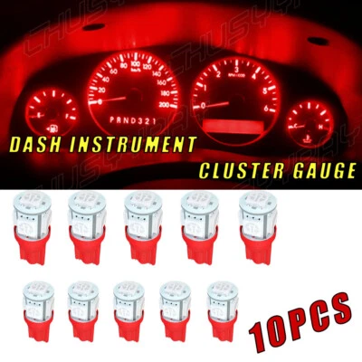 FOR 1994-1997 Honda Accord Dash Instrument Cluster Gauge Red LIGHTS BULBS KIT - Изображение 1 из 4