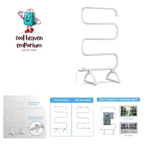 Towel Warmer and Drying Rack, Heated Towel Rack, Wall Mount & Free Standing T... - Picture 1 of 8