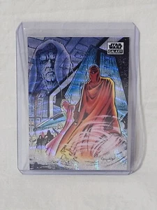 Topps Star Wars Galaxy The Emperor's Royal Guards Card. #'d 85/99. Refractor. #7 - Picture 1 of 2
