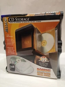 Allsop CD Aufbewahrung/2 Disc Organizer/100 Slimline Jewel Cases/1 CD Marker/[NEU] - Bild 1 von 6