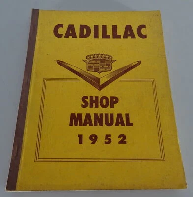 Officina Manuale/Manuale di Servizio Cadillac 52-62, 60S/75/86 Da 05/1952 - Immagine 1 di 4