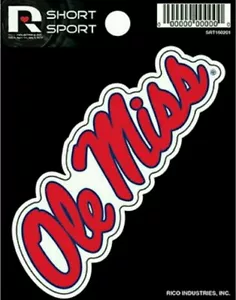 Ole Miss Rebels Die Cut Decal from Rico - Picture 1 of 1