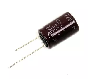 10pc Electrolytic Capacitor KY 2200uF 35V -40~+105℃ 10,000hr Nippon Chemi-Con - Picture 1 of 5