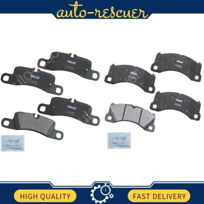 2x Juego de pastillas de freno de disco delanteras traseras para Porsche Cayenne 2011~2015 Foto 1 de 3