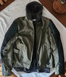 SPEED & STRENGTH WOMEN'S STREET SAVVY MOTORCYCLE JACKET / OLIVE BLACK / SIZE MED - Picture 1 of 9