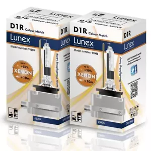 2 x BOMBILLA DE XENÓN LUNEX D1R genuina 4300k hid compatible con 66150 66154 85409C1  - Imagen 1 de 1
