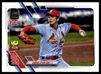 2021 Topps UK Edition #176 Kwang-Hyun Kim ASR   St. Louis Cardinals - Image 1 of 2