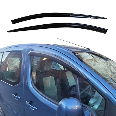 Auto Clover Wind Deflectors Set for Peugeot Partner Tepee 2008 - 2018 MK2 (2pcs) - Image 1 of 4