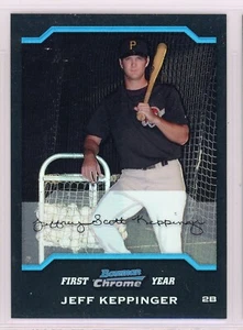 2004 Bowman Chrome JEFF KEPPINGER Rookie Refractor #258 - Picture 1 of 2
