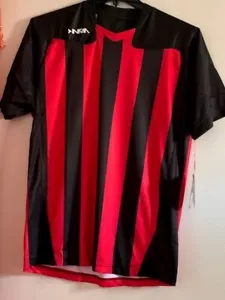 Soccer Jersey, AC Milan Climate control, Red & Black adult small, Medium & XL - Picture 1 of 4