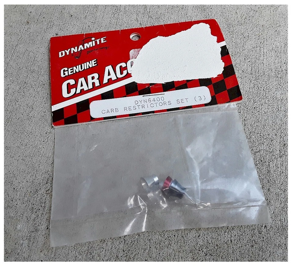 Dynamite Carburetor Restrictors Set for TNT .12 Engine DYN6400 Old Stock 3pc NIB - Image 1 of 1