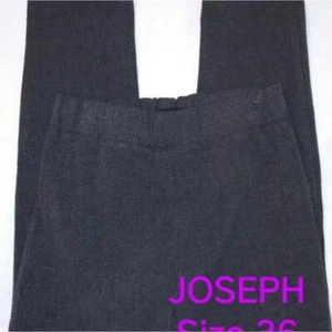 JOSEPH Charcoal Gray Herringbone Stretch Leggings EU 36 US 6 - Picture 1 of 8