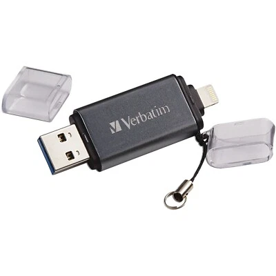 Unidad flash USB 3.0 VERBATIM 49300 iStore 'n' Go con conector Lightning (32... Foto 1 de 4