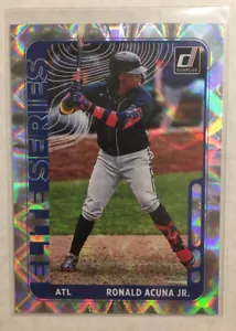 Donruss Elite Series 2021 Ronald Acuna Jr. #ES4 plateado #d 68/349 - Imagen 1 de 2