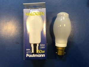 LAMPADA ALOGENA PAULMANN B22d 230V 150W opaca base a baionetta nuova e confezione originale - Foto 1 di 6