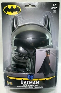 DC BATMAN Cape & Mask Set - Imagine By Rubie's - One Size - Picture 1 of 2