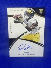2015 Immaculate Collegiate Gold Devin Funchess Auto Rookie /99 Michigan