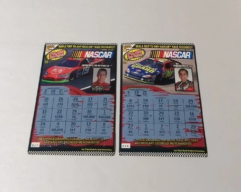 NASCAR ARIZONA LOTTERY COLLECTIBLE TICKET LOT (2) GREG BIFFLE + JEREMY MAYFIELD Cover