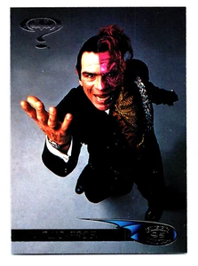 1995 Fleer Ultra DC Batman Forever Trading Card #13 Tommy Lee Jones Two Face - Picture 1 of 2