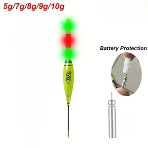 LED Float Laufpose Elektropose Bissanzeiger BatterieCR425 Nachtangeln Leuchtpose - Bild 1 von 8