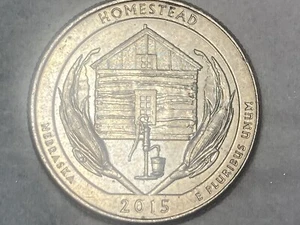 2015 P Homestead Quarter - Reverse " Leaky Bucket " Die Break Error - Picture 1 of 10