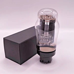 Philips AZ4 WE56 tube rectifier, NOS, strong, cup getter - Picture 1 of 8