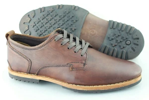 Men's TIMBERLAND 'Bardstown' Brown Leather Plain Toe Oxfords Size US 8 - Bild 1 von 6