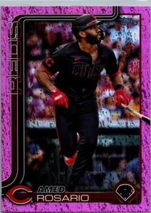 Lámina holográfica rosa Topps #116 Amed Rosario 2025 - Imagen 1 de 2