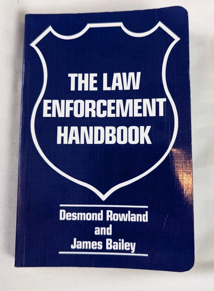 Law Enforcement Handbook Desmond Rowland  Police Officer Criminal Investigator - Image 1 of 4