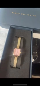 Daniel Wellington Quadro Mini Melrose Rose Gold Blush Women's Watch DW00100650 - Picture 1 of 1