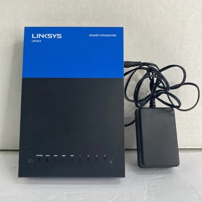 Linksys LRT214 Gigabit VPN Router - Image 1 of 3