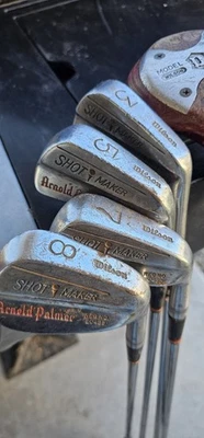 De colección Wilson Arnold Palmer Shot Maker #4250 Woods B D S Hierro 3,5,7,8 Foto 1 de 4