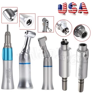 NSK Style Dental Slow Low Speed Handpiece Contra Angle Straight Motor 2/4H - Picture 1 of 60