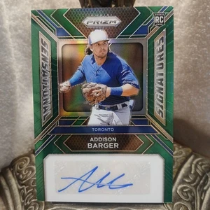 2024 Panini Prizm ADDISON BARGER Sensational Signatures Green Prizm Auto RC - Bild 1 von 9