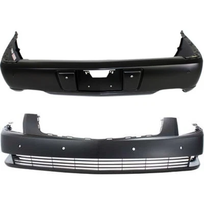 Bumper Cover Fascias Set of 2 Front & Rear for Cadillac DTS 2006-2011 Pair Foto 1 de 4