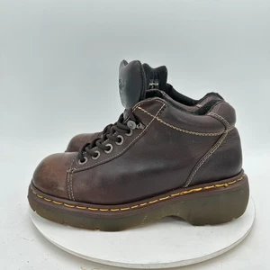 Dr. Martens Made in England Men Size UK 8 US 9 8542 Brown Leather Ankle Boot - Picture 1 of 13